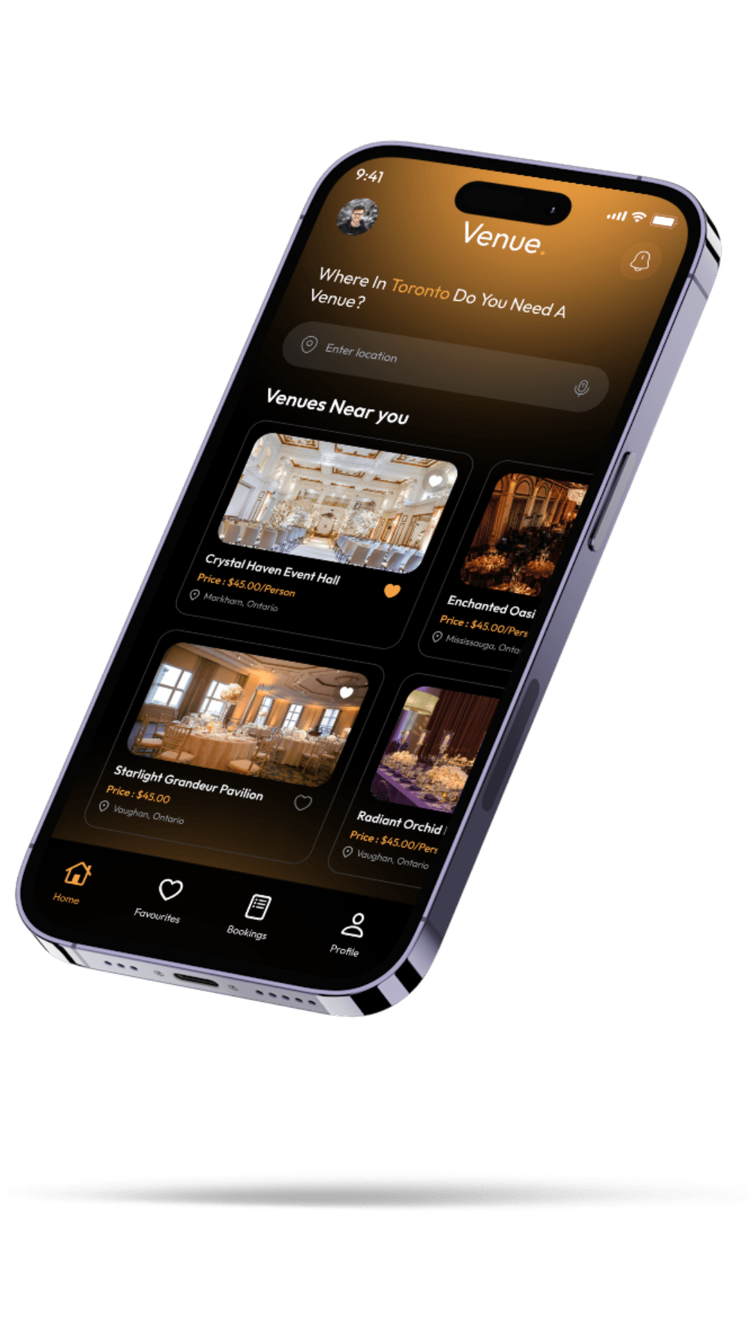 Venue App Preview